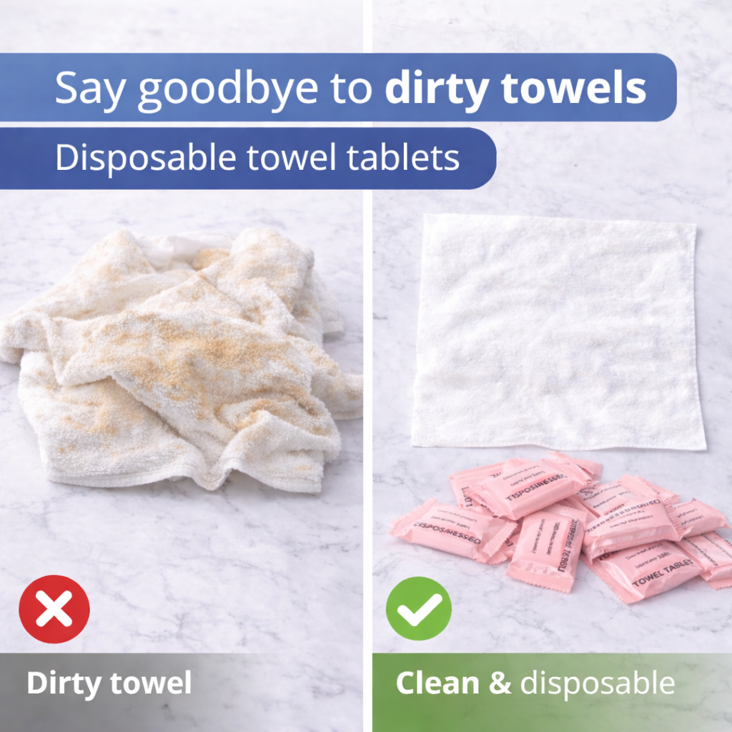 Compressed Towel Tablets